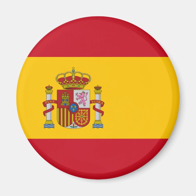 Spanien Flagga Magnet (Framsidan)