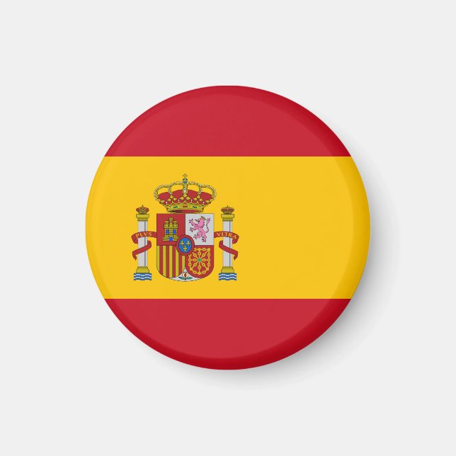 Spanien Flagga Magnet (Framsidan)