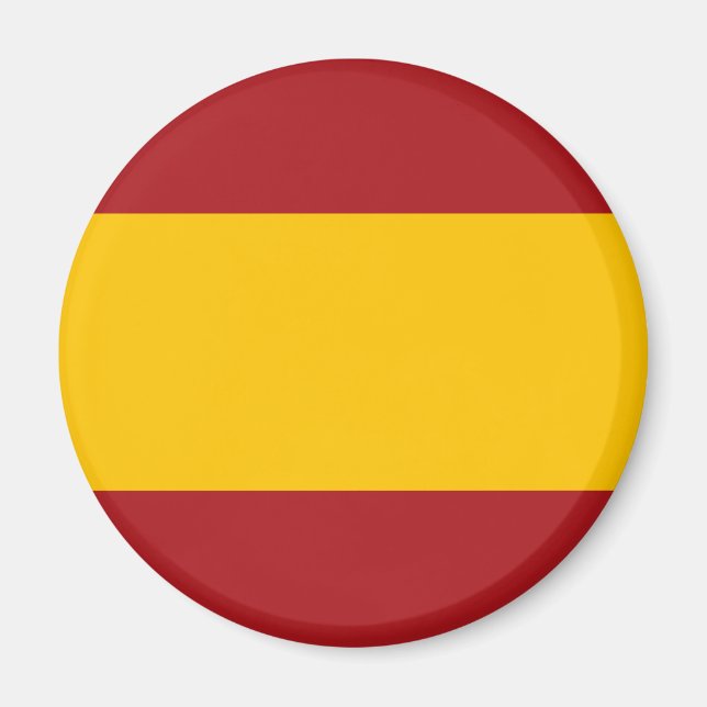 Spanien Flagga Magnet (Framsidan)