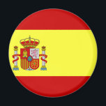 Spanien Flagga Magnet<br><div class="desc">Spanien Flagga. Underbar kvalitet i Spanien Flagga. Vi har andra spanska presentprodukter,  spanska skjortor med både fram- och baktryck,  spanska mugg,  spanska kort och mycket mer för Spanien</div>