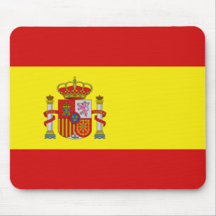 Spanien flagga Mousepad Musmatta