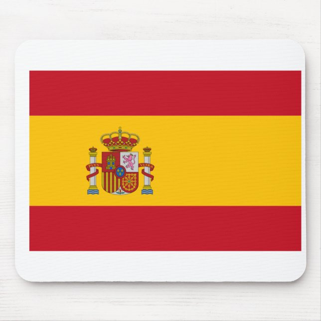 Spanien Flagga Musmatta (Framsidan)