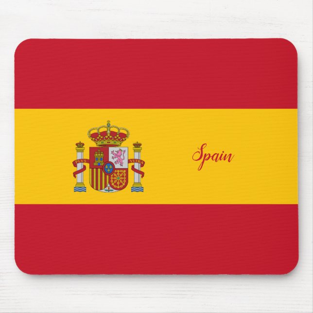 Spanien Flagga Musmatta (Framsidan)
