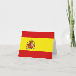 Spanien flagga Notecard Kort