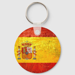 Spanien flagga nyckelring