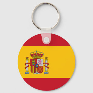 Spanien Flagga Nyckelring