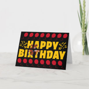 Spanien Flagga Patriotic Birthday Kort