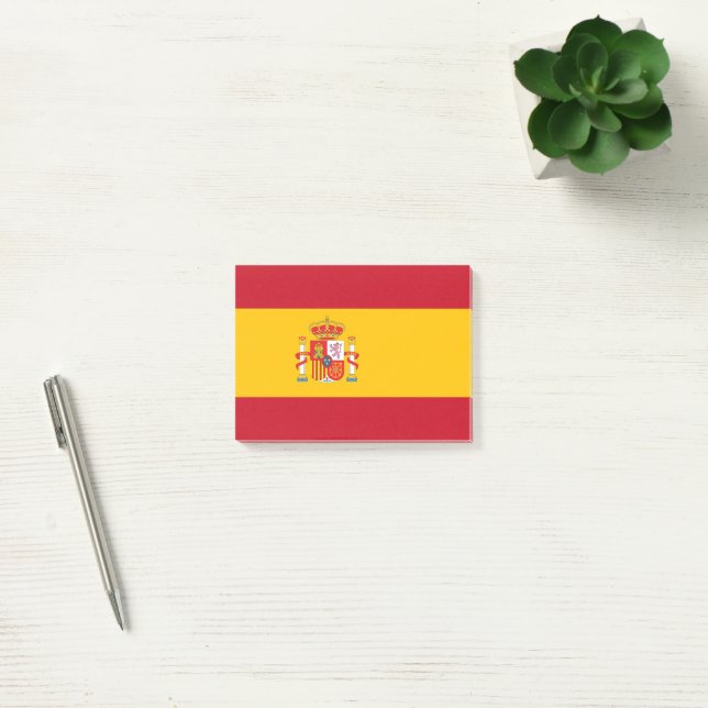 Spanien flagga post-it block (Kontor)