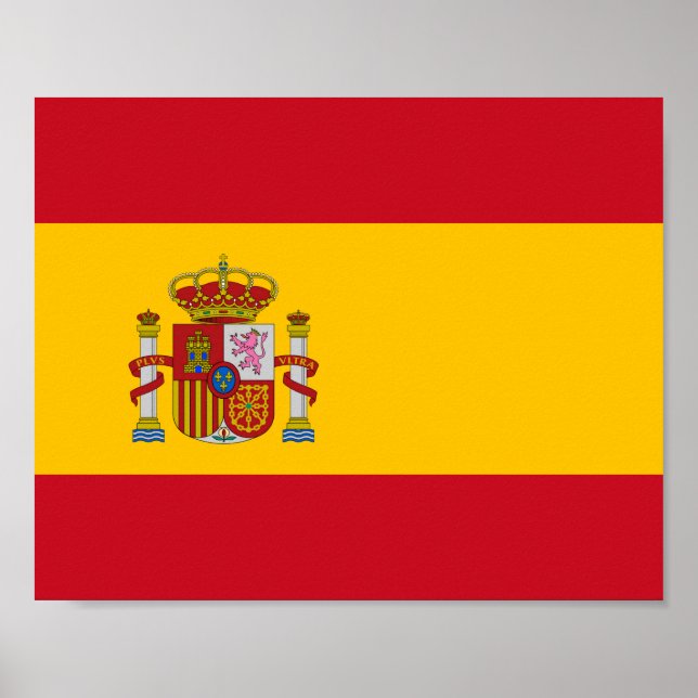 Spanien Flagga Poster (Framsidan)