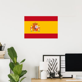 Spanien flagga poster