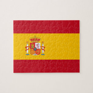 Spanien flagga pussel