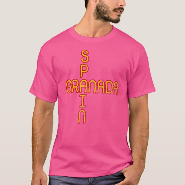 Spanien Flagga Spanien Pride Spanien Travel Vacati T Shirt (Framsida)
