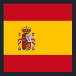 Spanien Flagga Spanska Land Pride Home Ethnicity Poster<br><div class="desc">Spanska flagga väggkonst för manar, kvinnor och barn.</div>
