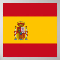 Spanien Flagga Spanska Land Pride Home Ethnicity