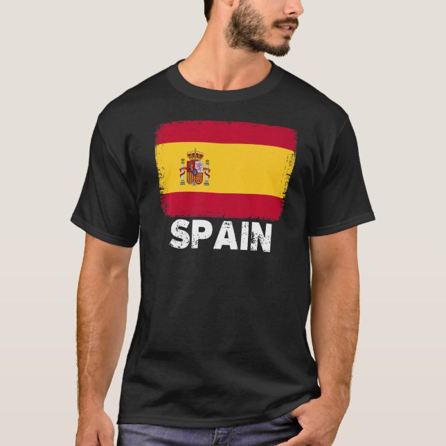 Spanien Flagga Support Spain People Women Manar T Shirt (Framsida)