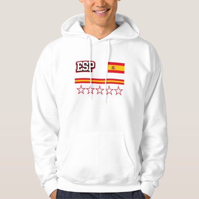 Spanien Flagga Sweatshirt (Framsida)