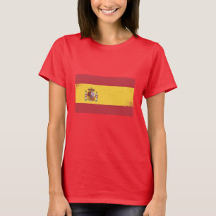 Spanien Flagga T Shirt