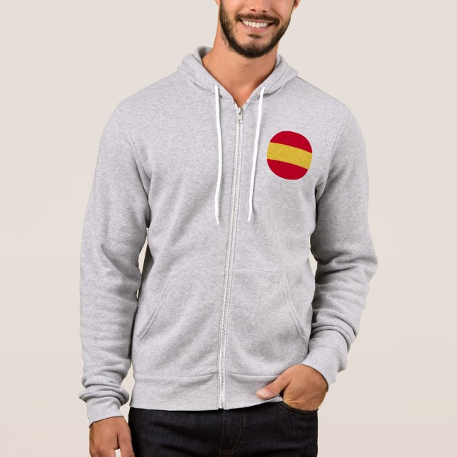Spanien Flagga T Shirt (Framsida)