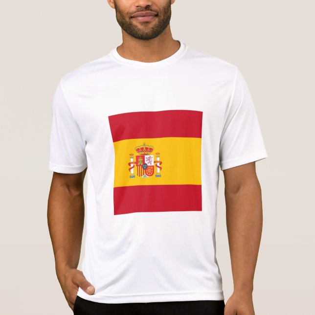 Spanien flagga t shirt (Framsida)