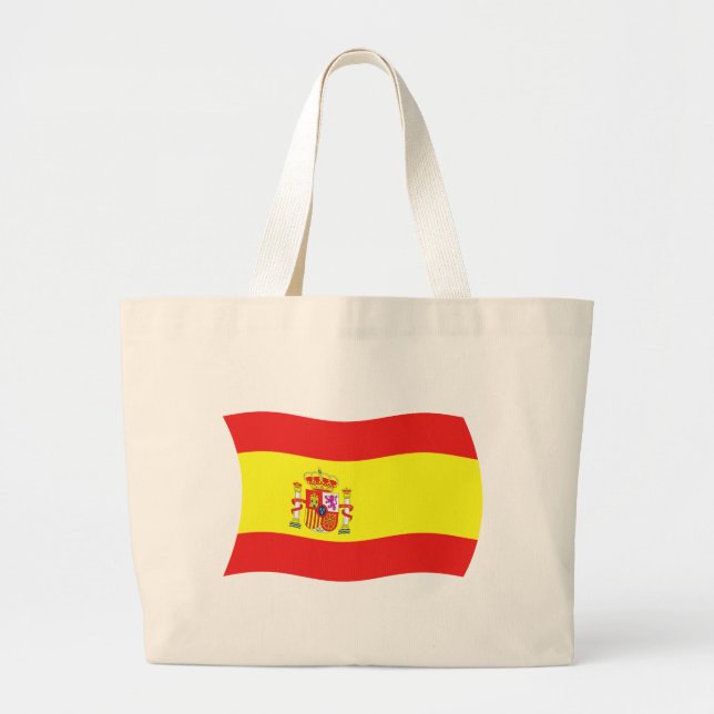 Spanien Flagga Toteväska Jumbo Tygkasse (Framsidan)
