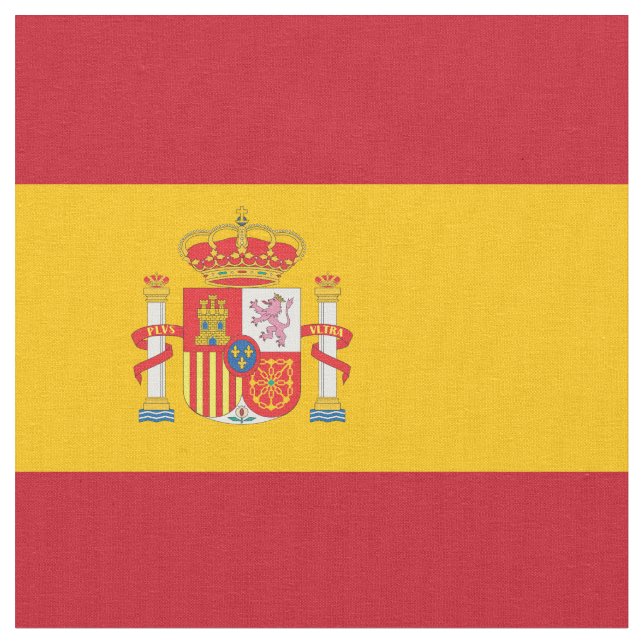Spanien flagga tyg (Närbild)