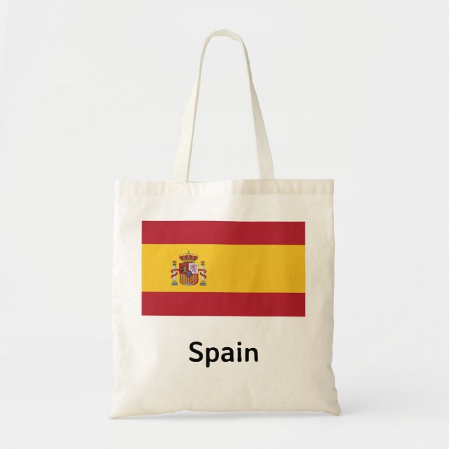 Spanien Flagga Tygkasse (Framsidan)