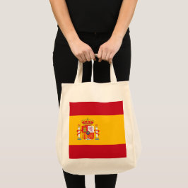 Spanien flagga tygkasse