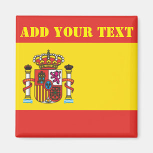 Spanien Flagga Vm 2022 Fotbollsskåp Magnet