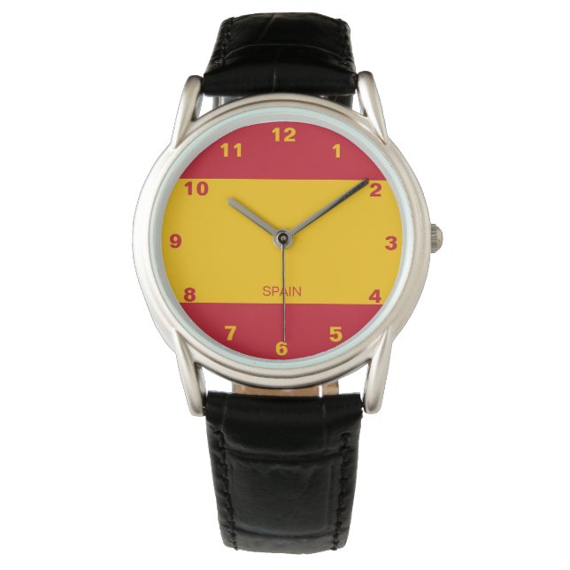 Spanien Flagga Watch Armbandsur (Framsida)