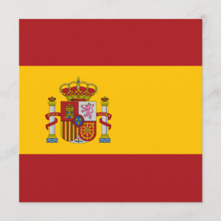 Spanien flaggainbjudan inbjudningar