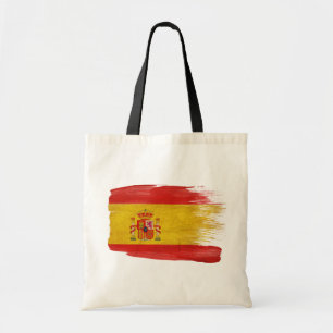 Spanien flaggakanfas hänger lös tygkasse