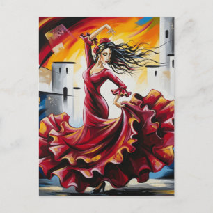 Spanien Flamenco Dancer Vykort