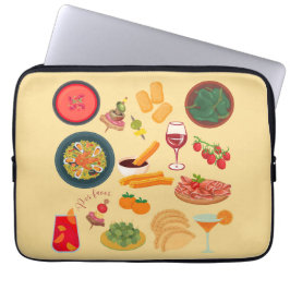 Spanien Food Laptop Fodral