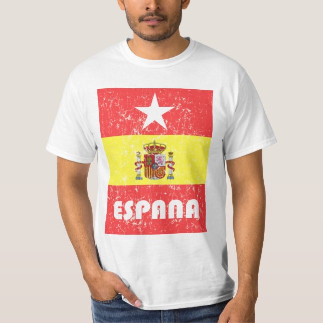 Spanien Football Vm 2014 T-shirt (Framsida)