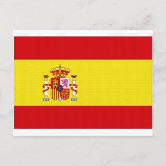 Spanien - förenklad nationell Flagga Vykort