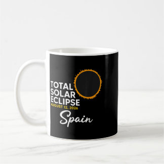 Spanien Förmörkelse Solär Händelse 12 Augusti 2026 Kaffemugg