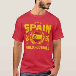 Spanien Fotboll 2026 T Shirt