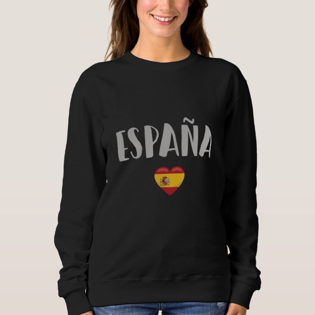 Spanien Fotboll Fan T-shirt Flagga (Framsida)