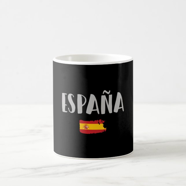 Spanien Fotboll Fantröja Flagga Kaffemugg (Center)