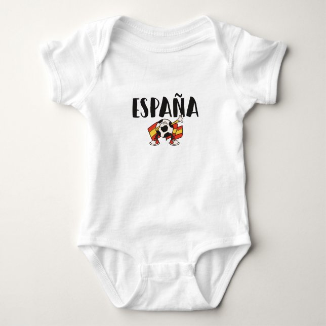 Spanien Fotboll Fläkt Shirt Flagga T (Framsida)