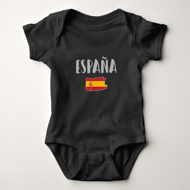 Spanien Fotboll Fläkt Shirt Flagga T (Framsida)
