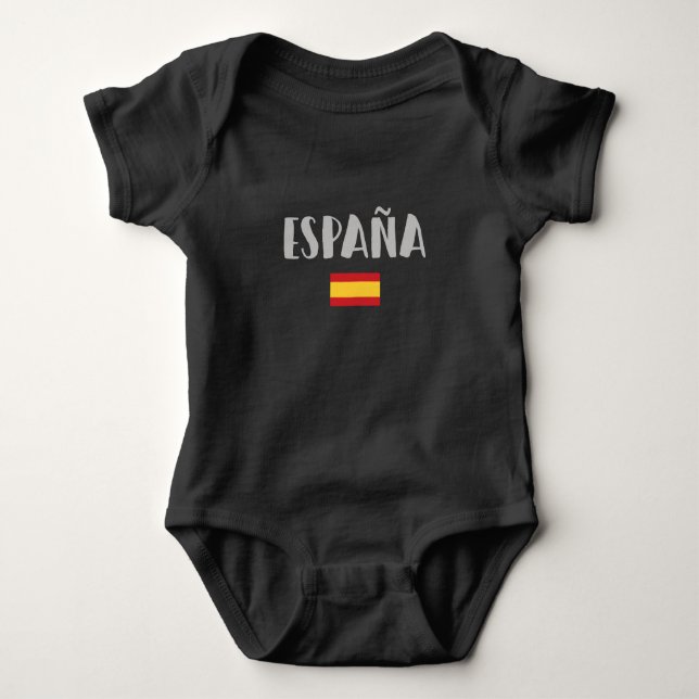 Spanien Fotboll Fläkt Shirt Flagga T (Framsida)