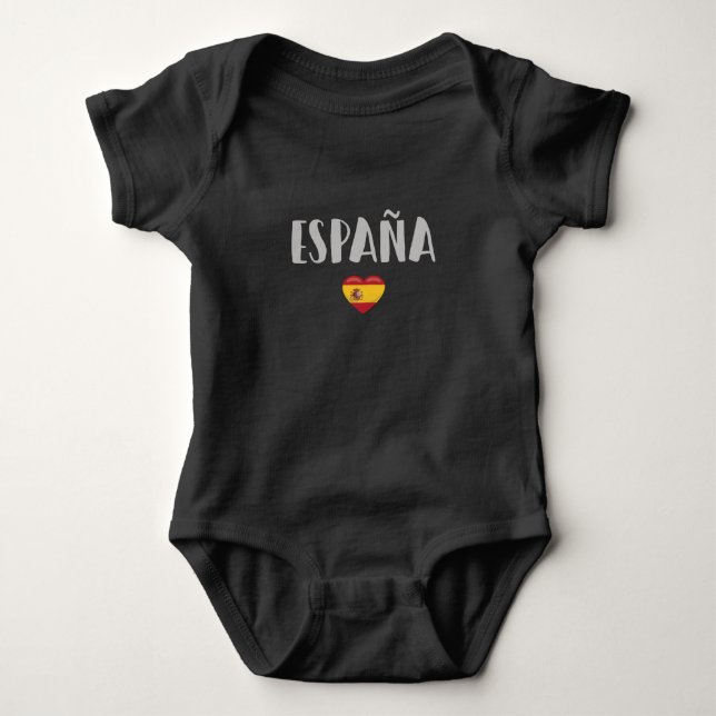 Spanien Fotboll Fläkt Shirt Flagga T (Framsida)