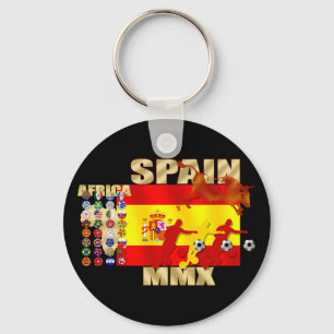 Spanien fotboll nyckelring