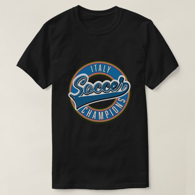 Spanien fotbollsmästare logotyp. t shirt (Design framsida)