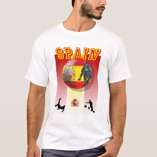 Spanien fotbollspelare Futbol skjorta för 2014 T Shirt
