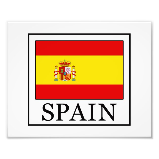 Spanien Fototryck (Framsidan)