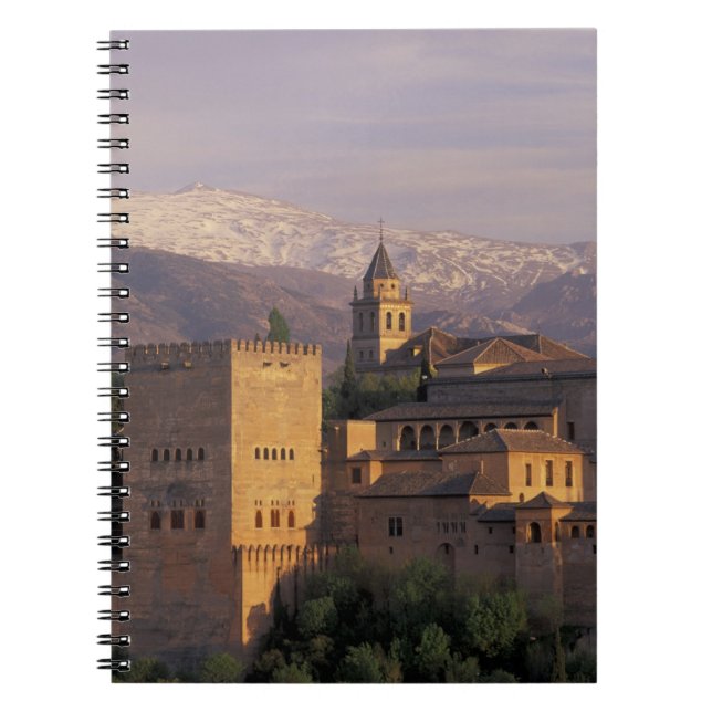 Spanien, Granada, Andalusien, Alhambra, 2 Anteckningsbok (Framsidan)