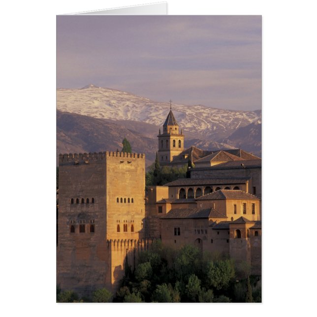 Spanien, Granada, Andalusien Alhambra, 2 Hälsningskort (Framsidan)