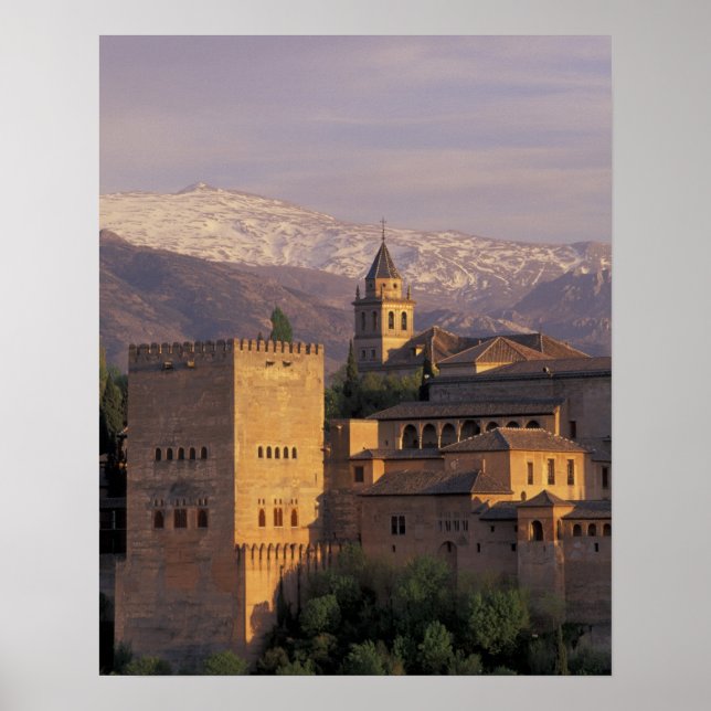 Spanien, Granada, Andalusien Alhambra, 2 Poster (Framsidan)